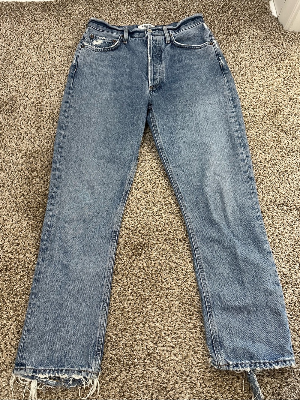 Agolde Riley Jeans in Medium Wash